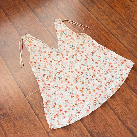Amanda Uprichard 100%‎ Silk Tank Floral Romantic Soft Girly Feminine Flowy Sz XS - Picture 8 of 16